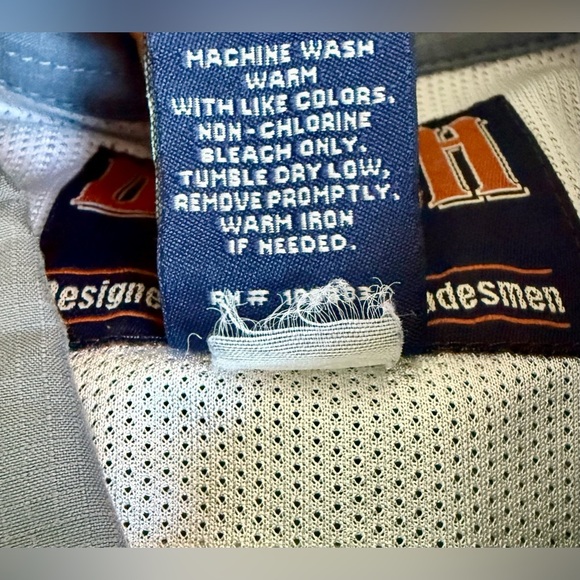 EUC Duluth Trading Ripstop Venting Short Sleeve Button Shirt LT Blue Workwear - Picture 5 of 14